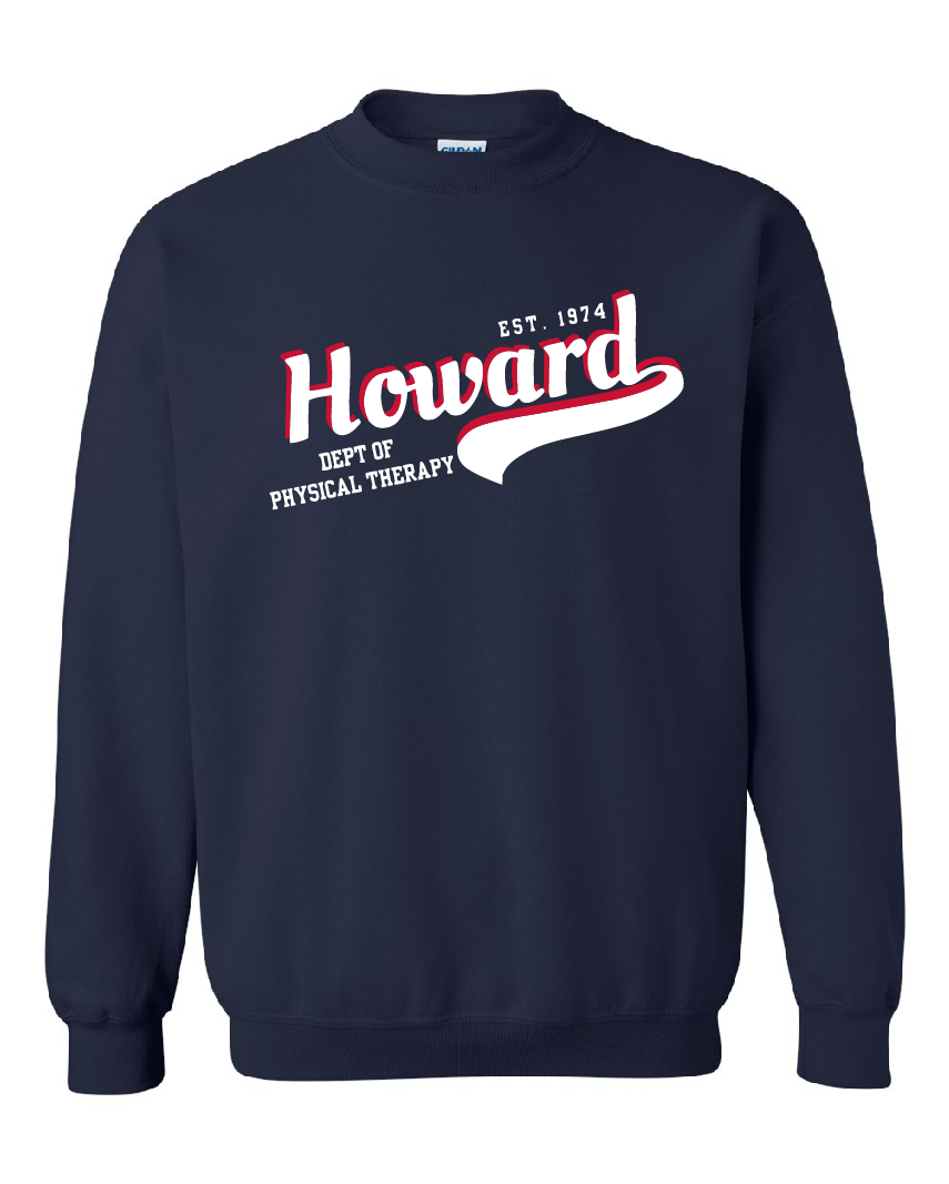 Howard University Double up Crewneck Sweatshirt