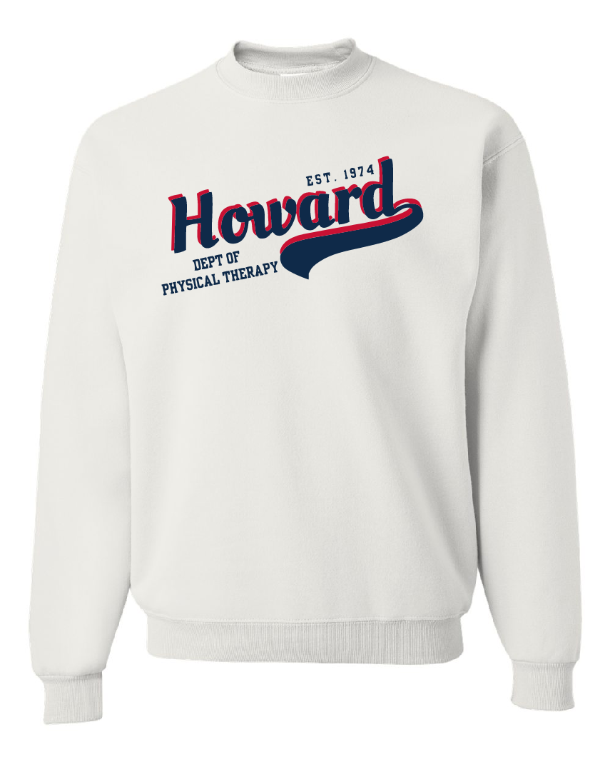 Howard University Double up Crewneck Sweatshirt