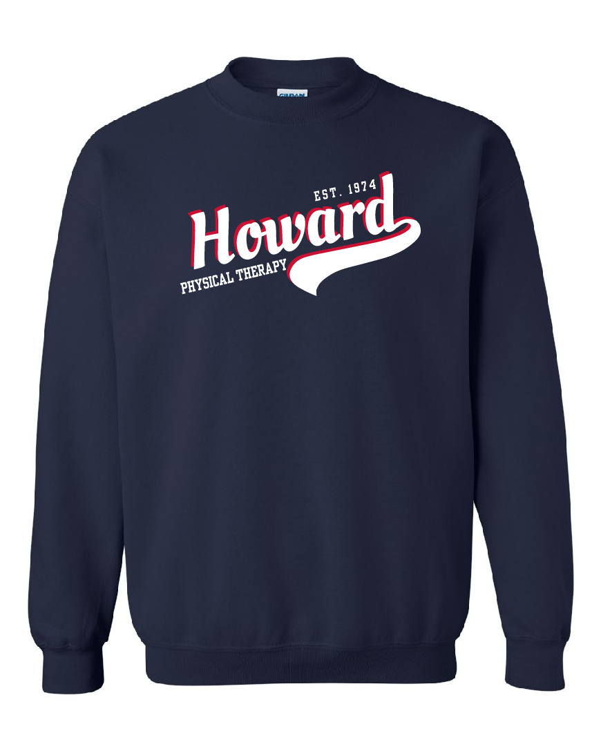 Howard University (No Dept) Double up Crewneck Sweatshirt