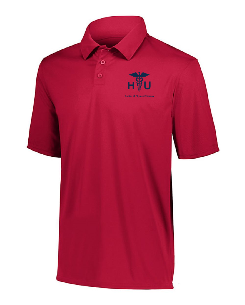 Howard University PT  Red Polo