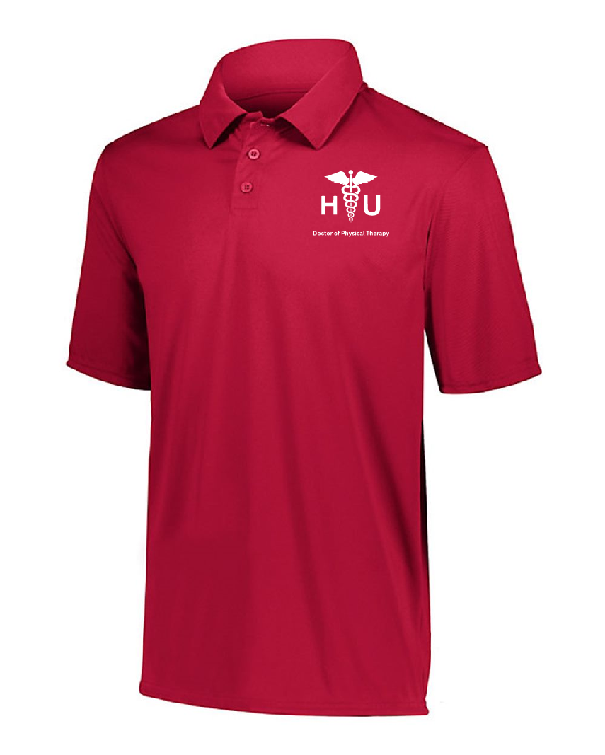 Howard University PT  Red Polo